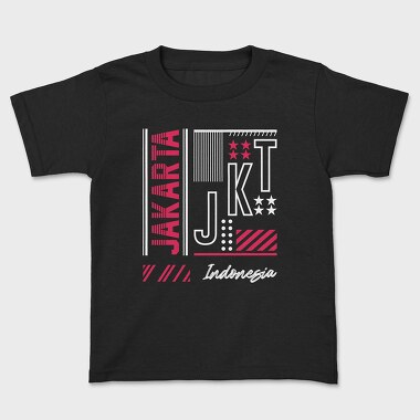 Jakarta, Kids' T-Shirt