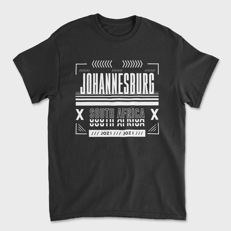 Johannesburg, Унисекс Мъжка Тениска