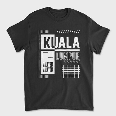 Kuala Lumpur, Unisex Men's T-Shirt