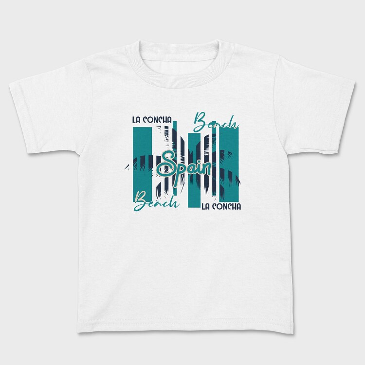 La Concha Beach, Kids' T-Shirt