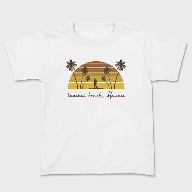 Lanikai Beach, Kids' T-Shirt