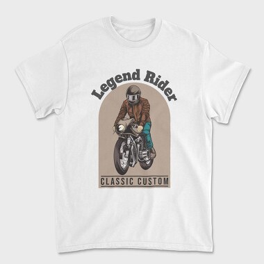 Legend Rider, Unisex Men's T-Shirt