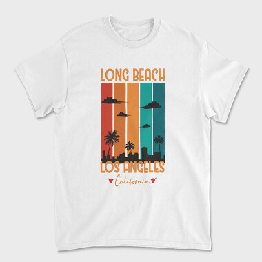 Long Beach, Унисекс Мъжка Тениска