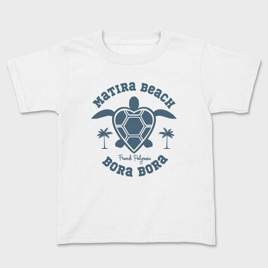 Matira Beach, Kids' T-Shirt