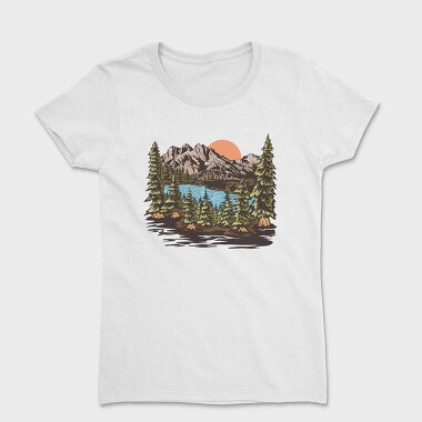 Mountain Sun Lake, Women's T-Shirt