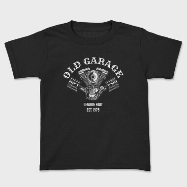 Old Garage, Kids' T-Shirt