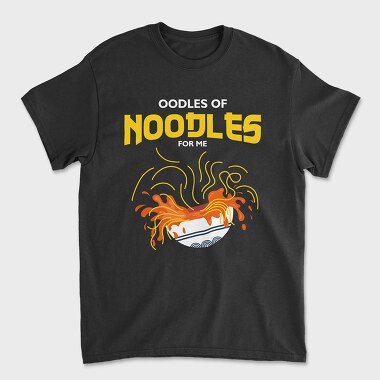 Oodles of Noodles, Unisex Men's T-Shirt
