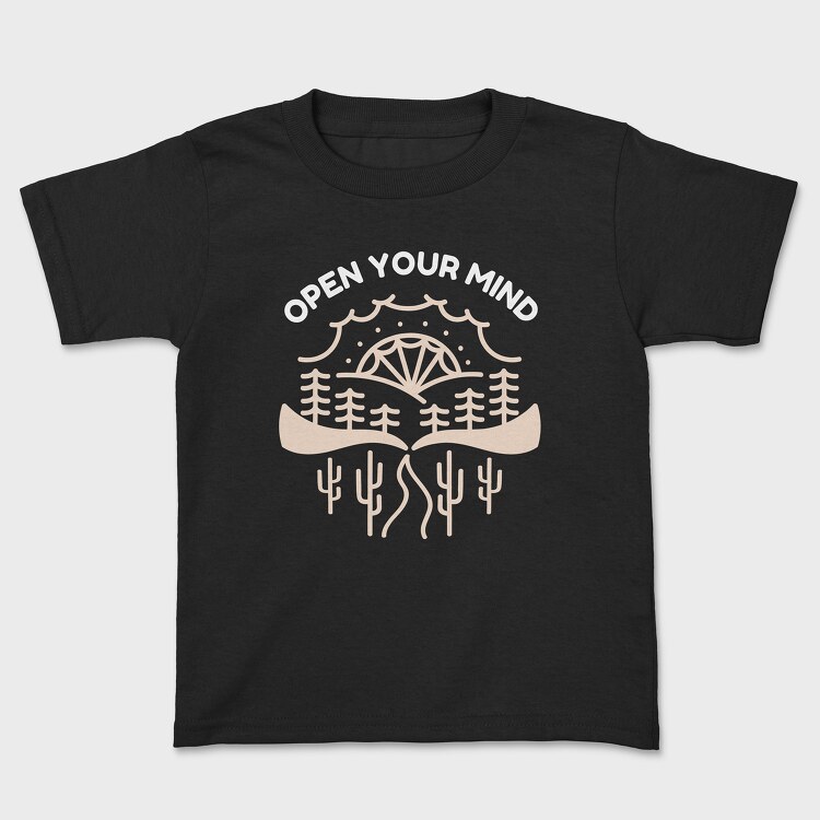 Open Your Mind, Kids' T-Shirt