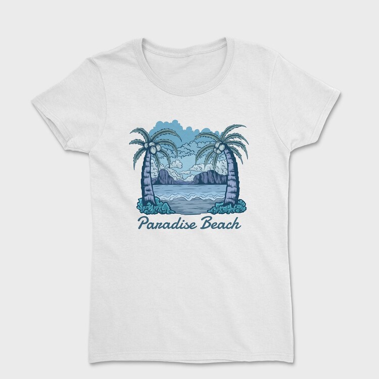 Paradise Beach, Women's T-Shirt