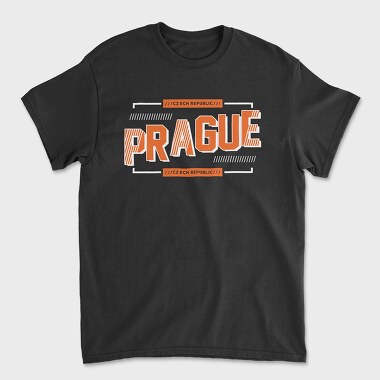 Prague, Unisex Men's T-Shirt