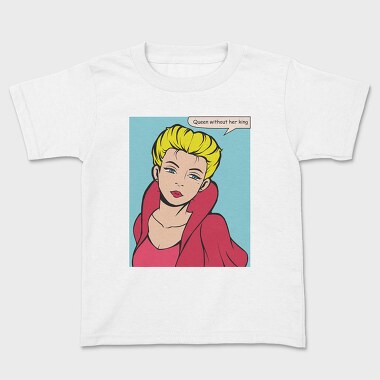 Queen Without Her King, Kids' T-Shirt