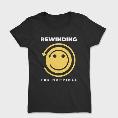 Rewinding the Happiness, Women's T-Shirt