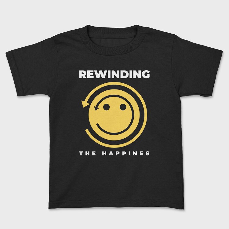 Rewinding the Happiness, Kids' T-Shirt