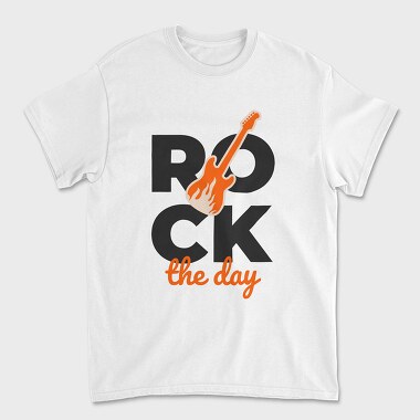 Rock the Day, Unisex Men's T-Shirt