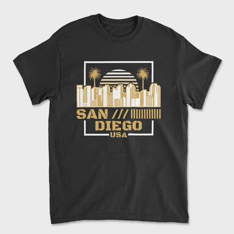 San Diego, Unisex Men's T-Shirt