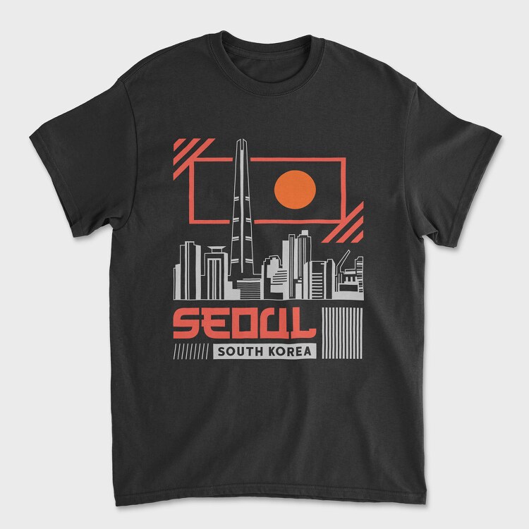 Seoul, Unisex Men's T-Shirt