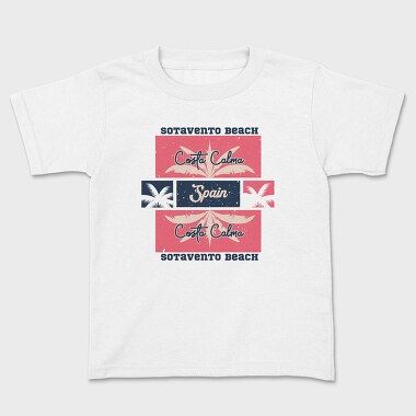 Sotavento Beach, Kids' T-Shirt