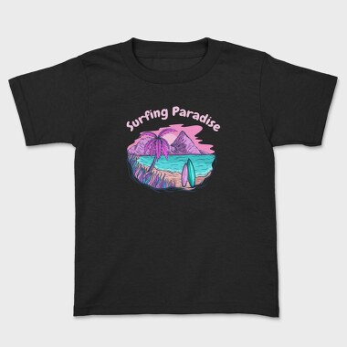 Surfing Paradise, Kids' T-Shirt
