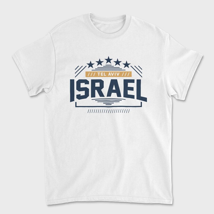 Tel Aviv, Унисекс Мъжка Тениска