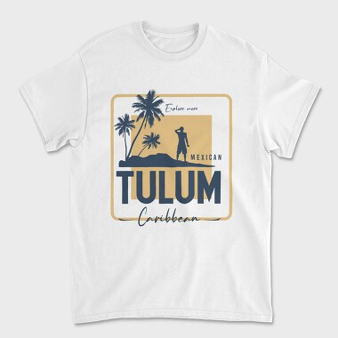 Tulum Caribbean, Unisex Men's T-Shirt