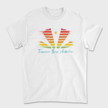 Turquoise Bay, Unisex Men's T-Shirt