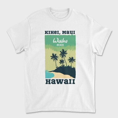 Wailea Beach, Unisex Men's T-Shirt
