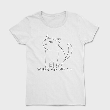 Walking Ego With Fur, Women's T-Shirt