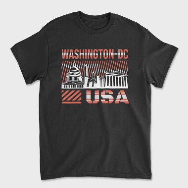 Washington DC, Unisex Men's T-Shirt