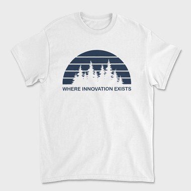 Where Innovation Exist, Unisex Men's T-Shirt