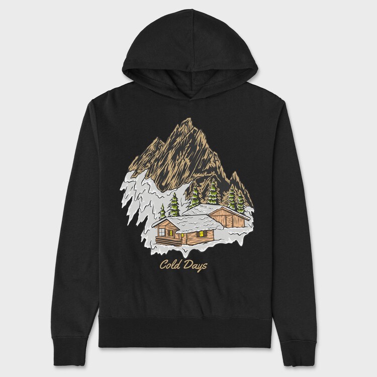 Cold Days, Unisex Men's Hoodie
