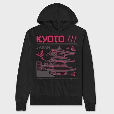 Kyoto, Unisex Men's Hoodie