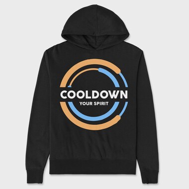 Cooldown Your Spirit, Unisex Men's Hoodie