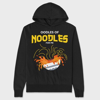 Oodles of Noodles, Unisex Men's Hoodie
