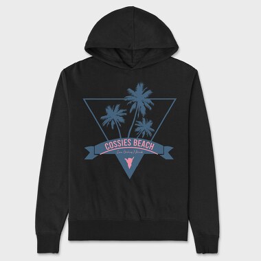 Cossies Beach, Unisex Men's Hoodie