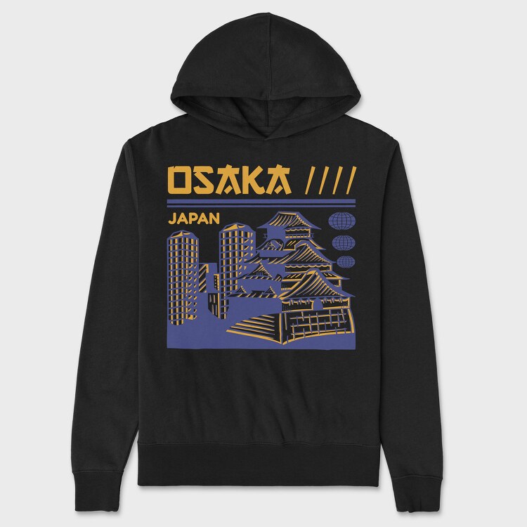 Osaka, Unisex Men's Hoodie