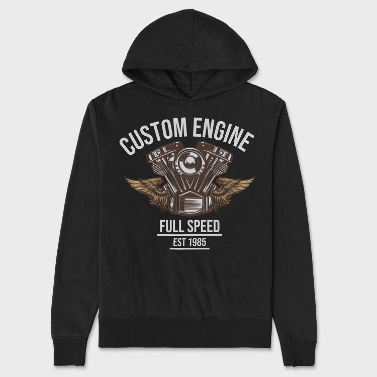 Custom Engine, Унисекс Мъжко Суичър