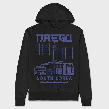 Daegu, Unisex Men's Hoodie