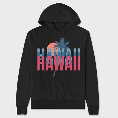 Hawaii 2, Unisex Men's Hoodie