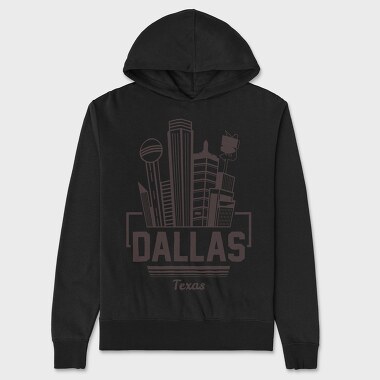 Dallas, Unisex Men's Hoodie