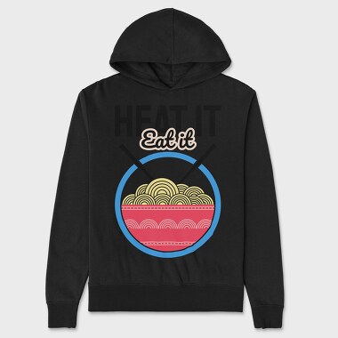 Heat It Eat It, Unisex Men's Hoodie
