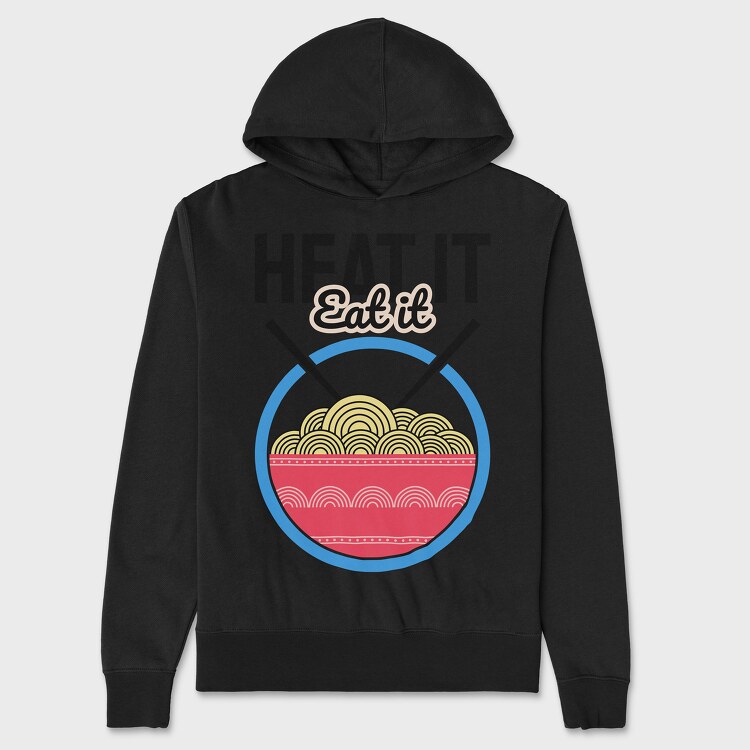 Heat It Eat It, Unisex Men's Hoodie