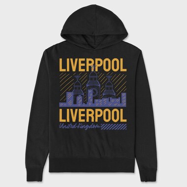 Liverpool, Unisex Men's Hoodie