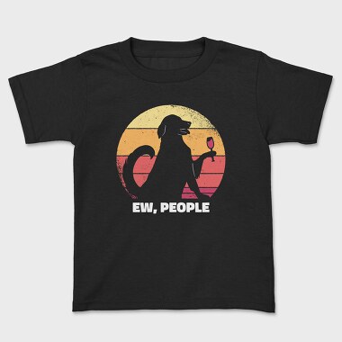 Dog Ew People, Kids' T-Shirt