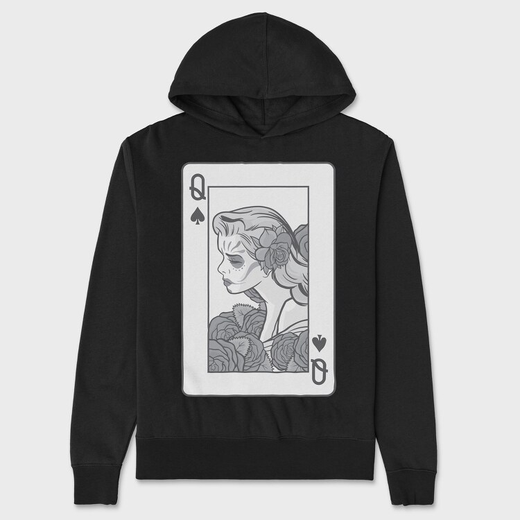Poker Card, Unisex Men's Hoodie