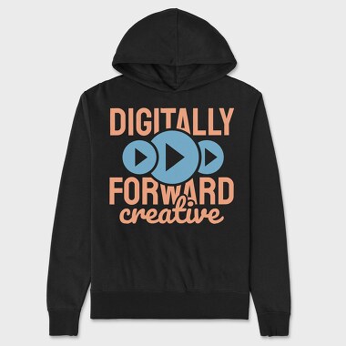Digitally Forward Creative, Unisex Men's Hoodie