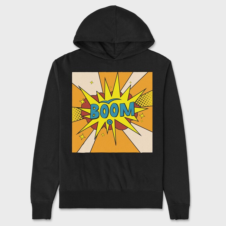 Boom, Unisex Men's Hoodie