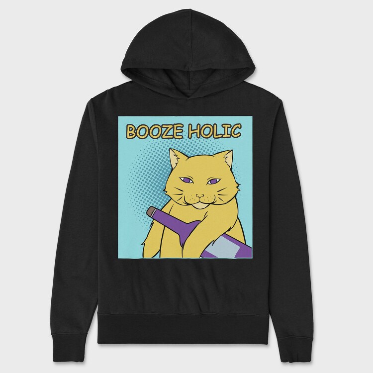 Booze Holic, Unisex Men's Hoodie