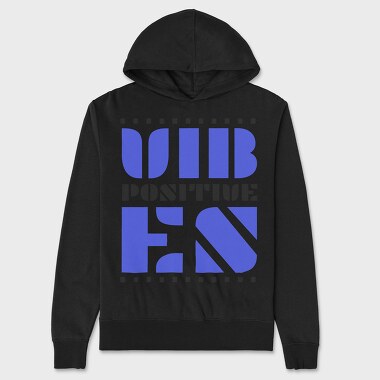 Positive Vibes 2, Unisex Men's Hoodie