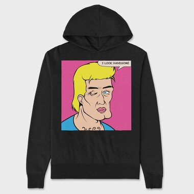 I Look Handsome, Unisex Men's Hoodie