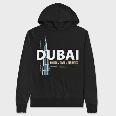 Dubai, Unisex Men's Hoodie